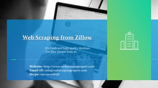 Web Scraping from Zillow