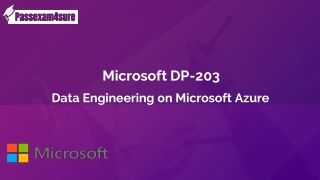 Microsoft DP-203 Dumps Instant Success in DP-203 Exam | PassExam4Sure