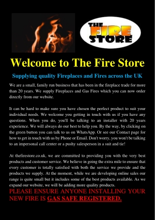 The Fire Store