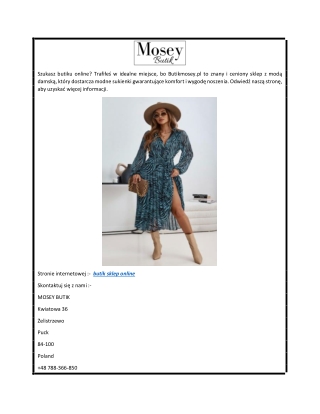butik sklep online  Butikmosey.pl