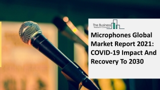 Microphones Market 2021 Global Size, Share, Growth Analysis And Forecast 2030