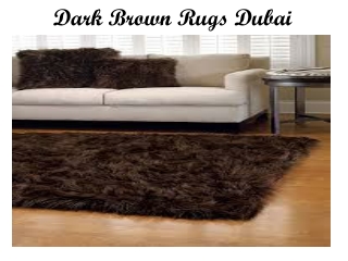 Dark brown rugs Dubai