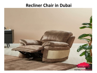 Recliner Chair in Dubai