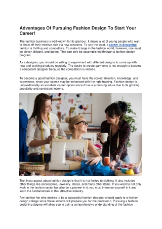 advantages-of-pursuing-fashion-design-to-start-your-career