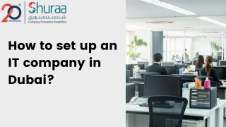 How to set up an IT company in Dubai?