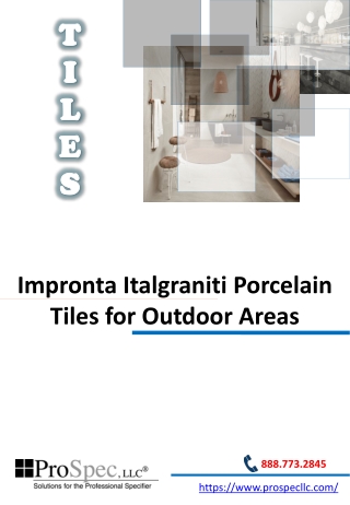 Impronta Italgraniti Porcelain Tiles for Outdoor Areas