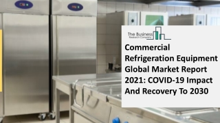 Global Commercial Refrigeration Equipment Market Growth And Trends In 2021