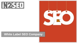 White Label SEO Company - In2SEO