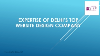 Expertise of Delhi’s Top Website Design Company