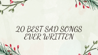 20 BEST SAD SONGS EVER WRITTEN - Unrequited Love