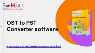 OST to PST Converter software