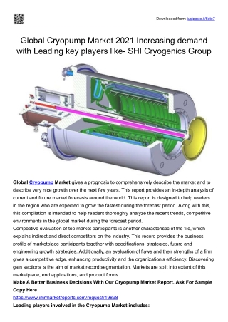 Global Cryopump Market Forecast To 2021-2027