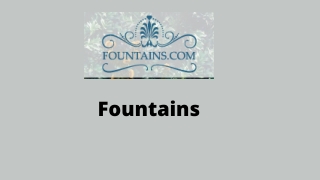 Water Fountains