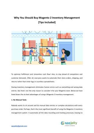 Why You Should Buy Magento 2 Inventory Management [Tips Included]
