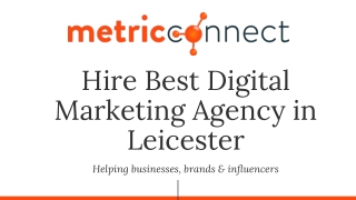 Hire Best Digital marketing Agency in Leicester