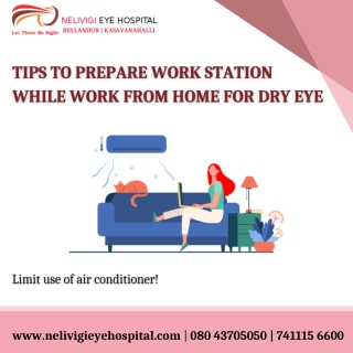 Tips for dry eyes at the office - Best Eye Hospitals in Bellandur - Nelivigi Eye Hospital