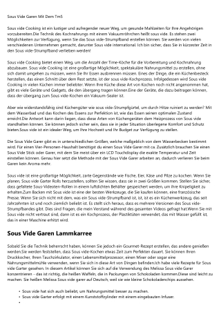 Eine unverfälschte Sicht auf Vakuum Steamer - 2020