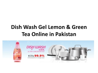 Dish Wash Gel Lemon & Green Tea Online