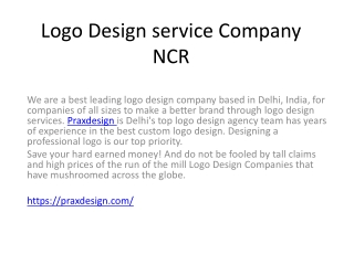 Logo Design service Company NCR