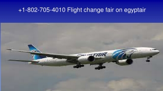 Flight change fair on egyptair