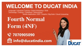 Fourth Normal Form (4NF)
