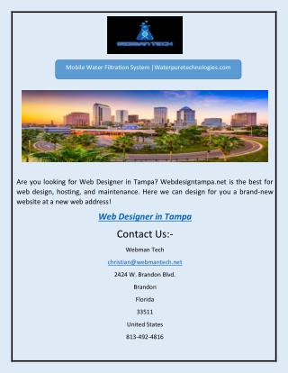 Web Designer in Tampa | Webdesigntampa.net