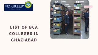 BCA Top Colleges in UP | Best B Com Colleges in Ghaziabad