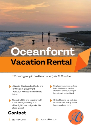 Explore Amazing Ocean Viewpoint at your Favorite Destination in Bald Head Island