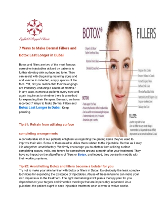7-Ways-to-Make-Dermal-Fillers-and-Botox-Last-Longer-in-Dubai