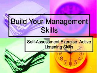Build Your Management Skills
