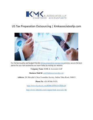 US Tax Preparation Outsourcing