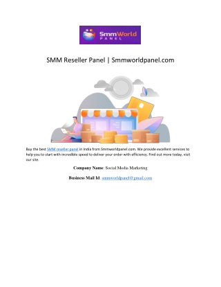 SMM Reseller Panel | Smmworldpanel.com