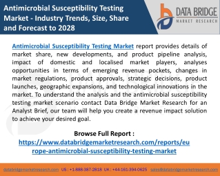 Europe Antimicrobial Susceptibility Testing Market