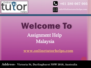 Assignment help Malaysia PPT