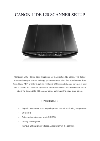 CANON LIDE 120 SCANNER SETUP-pdf-converted