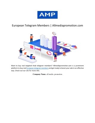 European Telegram Members | Allmediapromotion.com