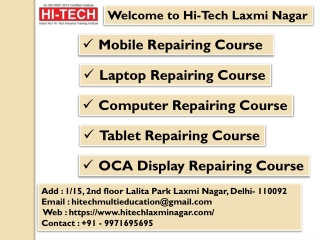 Laptop Repairing Course in Delhi