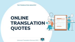 Online Translation Quote
