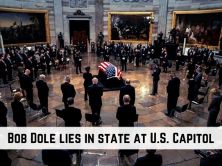 Bob Dole lies in state at U.S. Capitol