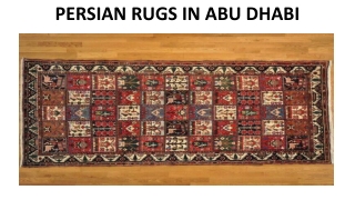 PERSIAN RUGS IN ABU DHABI