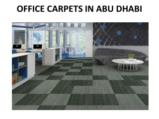 OFFICE CARPETS IN ABU DHABI