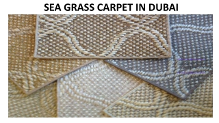 SEA GRASS CARPET IN DUBAI