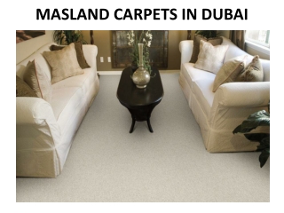 MASLAND CARPETS IN DUBAI