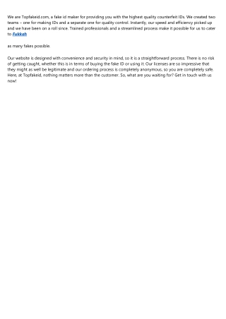 Buy Scannable Fake ID – Premium Fake IDs