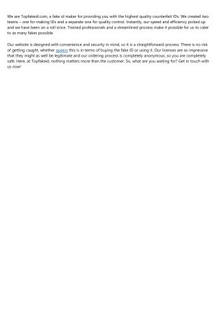 Buy Scannable Fake ID – Premium Fake IDs