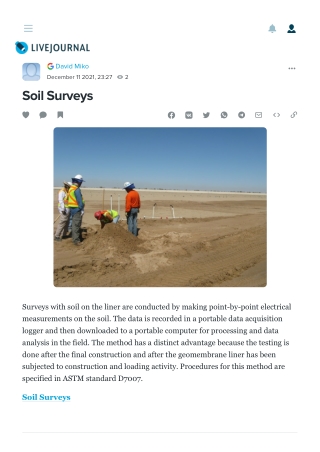 Soil Surveys