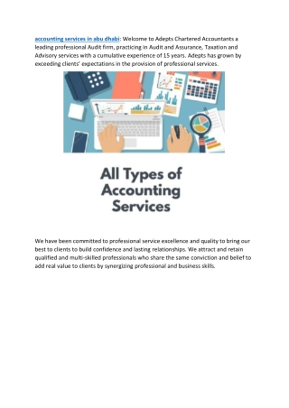 accounting services in abu dhabi