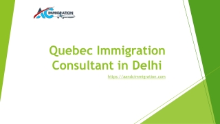 Quebec Immigration Consultant in Delhi