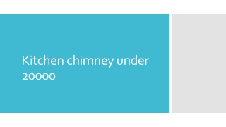 kitchen chimney price list under 20000