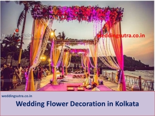 Wedding Flower Decoration in Kolkata